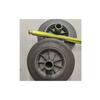 Rubbish Bin Axle Wheel Iron Axle-and-Wheel Trash Can Wheels Replacement Kit Trash Can Pulley Wheels Heavy Duty Home Utility