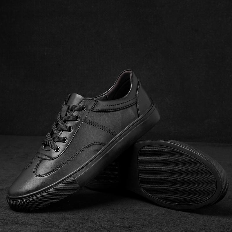 Модные повседневные мужские кроссовки для прогулок на открытом воздухе на плоской подошве из натуральной кожи для мужчин, скейтбординга, удобные мужские кроссовки Tenis Masculino