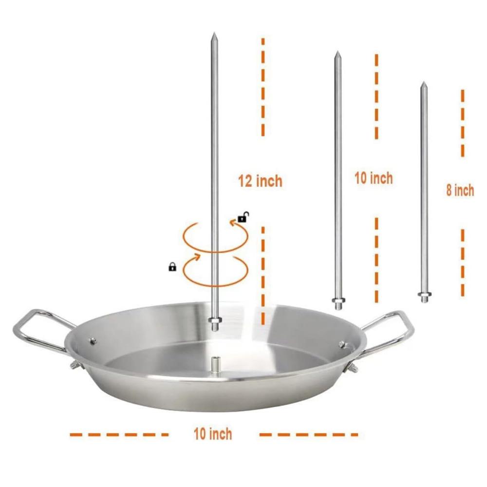 Гиро-сковорода с вертелом Гиро-плита для приготовления пищи Вертикальная сковорода-вертел для духовки Вертикальная сковорода-гриль Вертикальная сковорода-вертел из нержавеющей стали 304 Аксессуары для барбекю