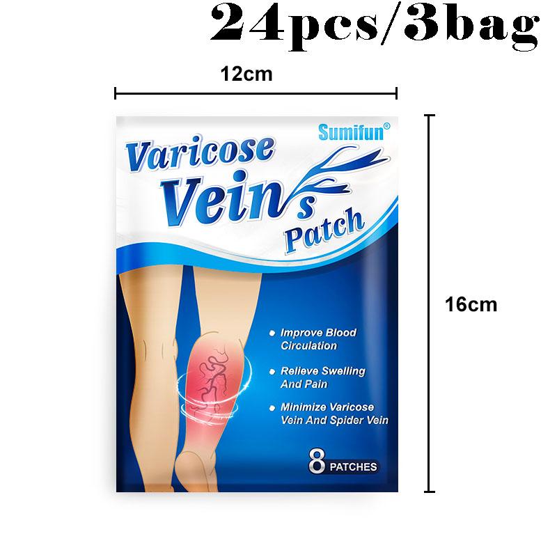 8 шт./пакет, пластырь для варикозного расширения вен, флебит, васкулит, наклейка для лечения бедра, паук, удаление обезболивающего пластыря, удаление сосудистой закупорки
