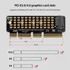 Адаптер-карта M2 NVME, карта-ускоритель M.2 M-Key, полная скорость X4, конвертер M.2 в PCI-E4.0, поддержка 1U сервера, для M.2 SSD 2230-2280