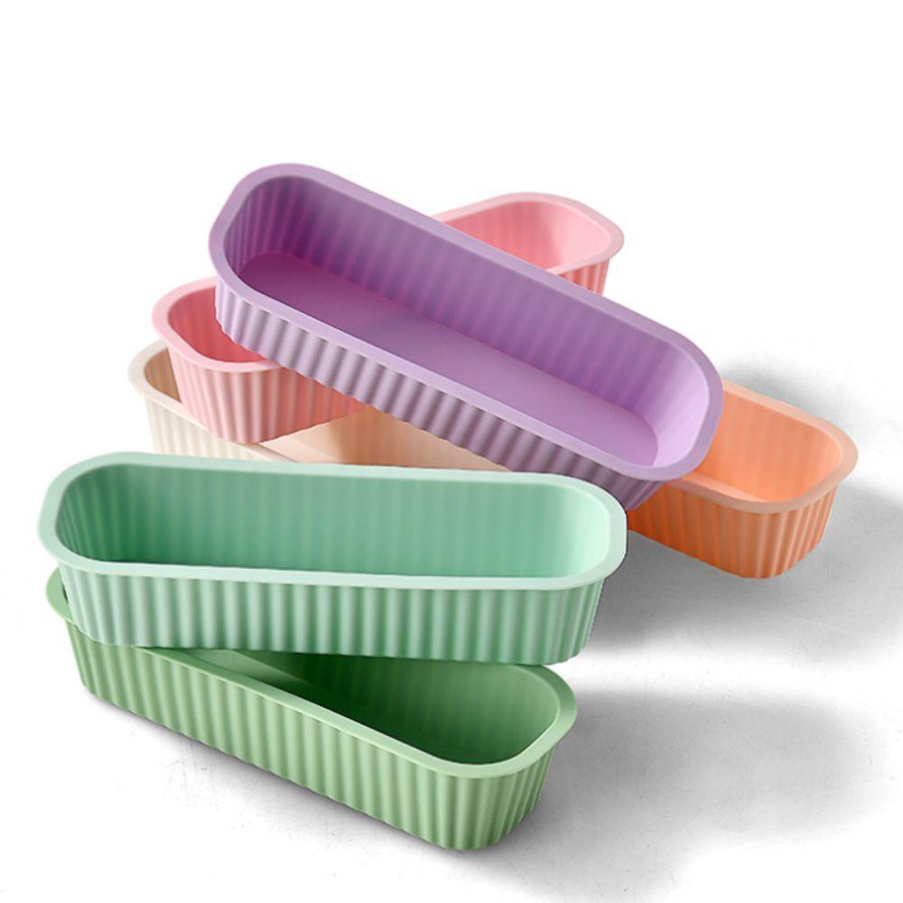 4Pcs Non-Stick Cake Mold Rectangular Toast Loaf Baking Tray  for Cake Bread