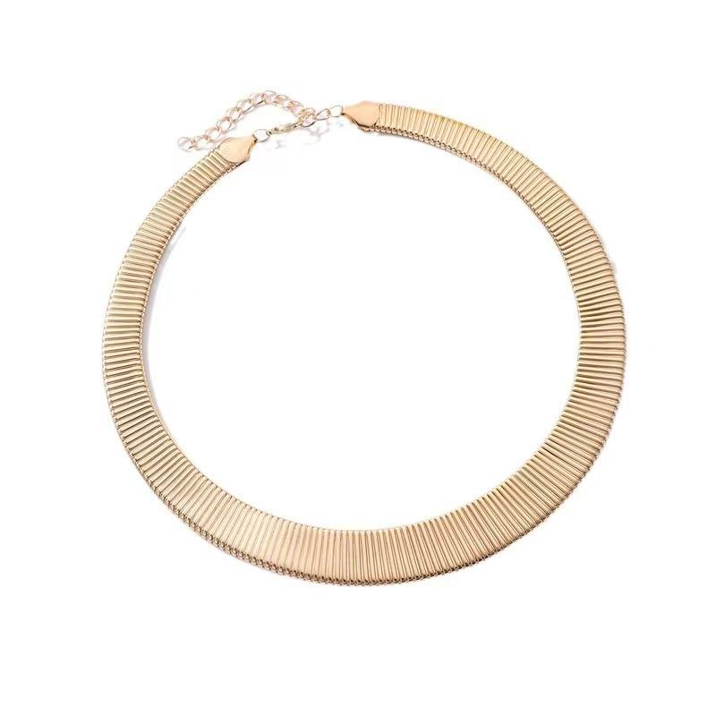 European and American Snake Bone Cold Wind Necklace Men's and Women's Trendy Cool Collar Versatile Collarbone Chain Necklace