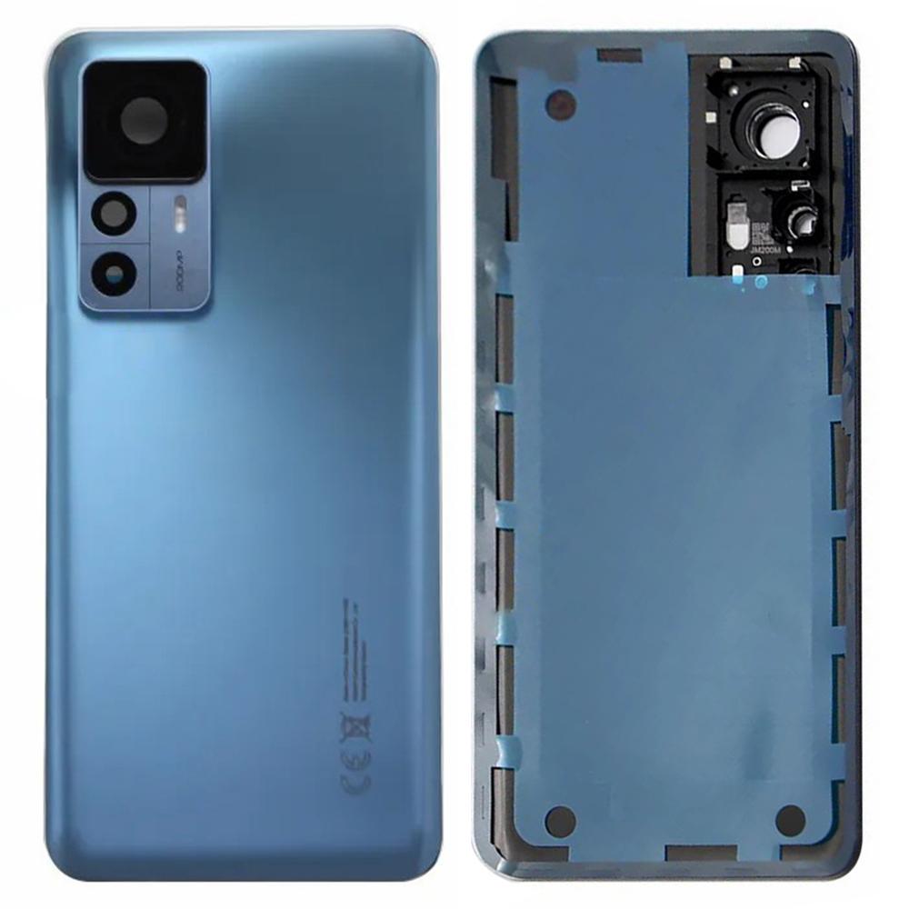 Для Xiaomi 12T Pro 5G Задняя крышка аккумуляторного отсека с крышкой объектива камеры, запасная часть
