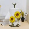 Anti-Skid Flower Shaped Tissue Holder Freestanding Paper Towel Rack  Dining Table
