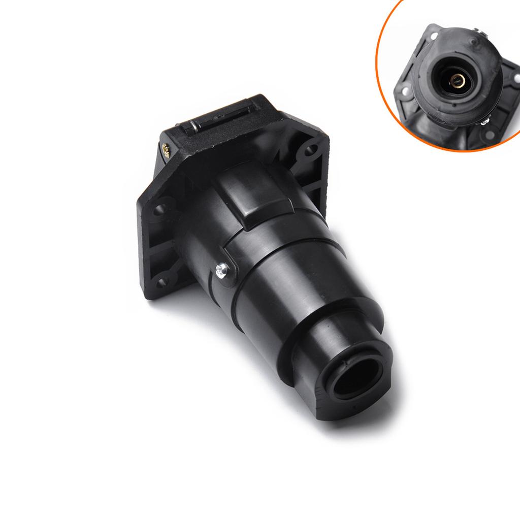 7 Way Blade to 12V Power Adapter with Dustproof Cover 7 Pin RVs Blade Adapter Trailer Connector for RVs Car