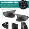 Carbon Fiber Side Mirror Caps For Infiniti Q50 Q60 Q70 QX30 QX50 Q50L Accessories, Passenger Driver Side View Mirror Cover Replacement Car Exterior