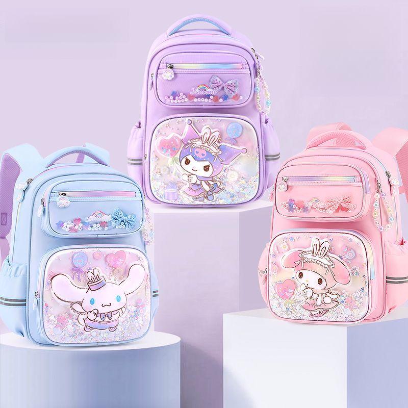 Школьный рюкзак для девочек Kuromi, снимающий стресс