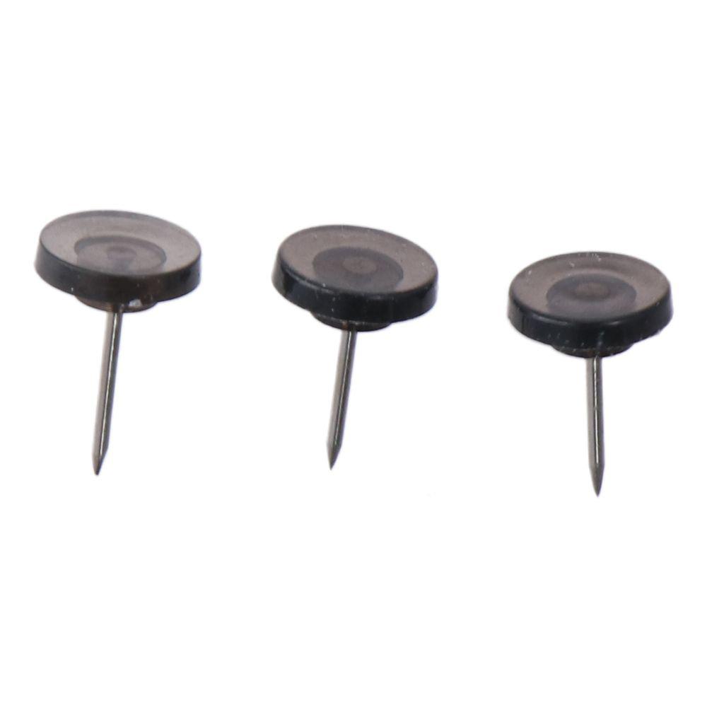 50 шт. Черные I-образные гвозди Металлические Ручные Позиционирующие Иглы Креативные Гвозди с Большой Головкой Офис