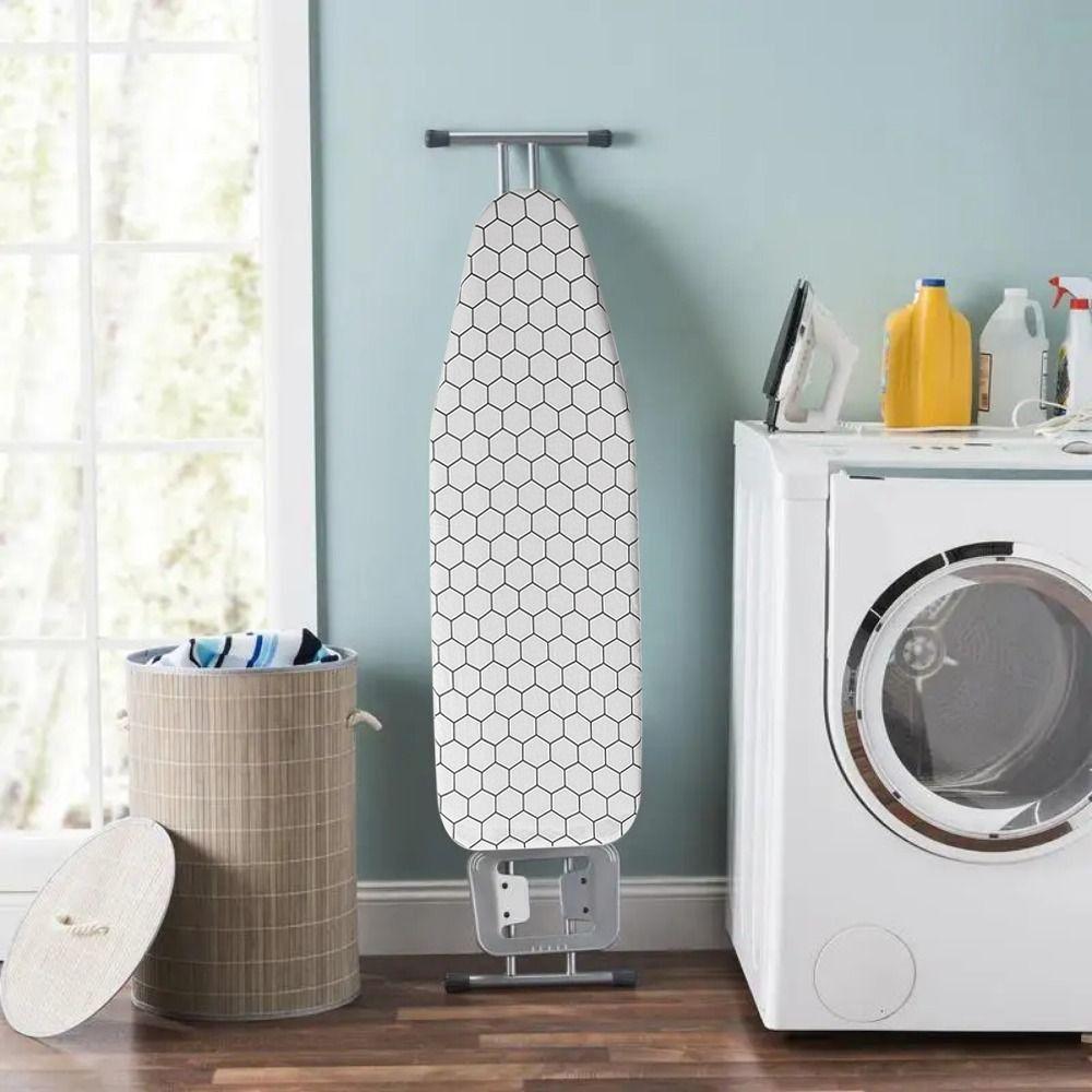 1Pcs With Elastic Edge Ironing Board Cover Stain Resistant Ironing Cover For Ironing Table