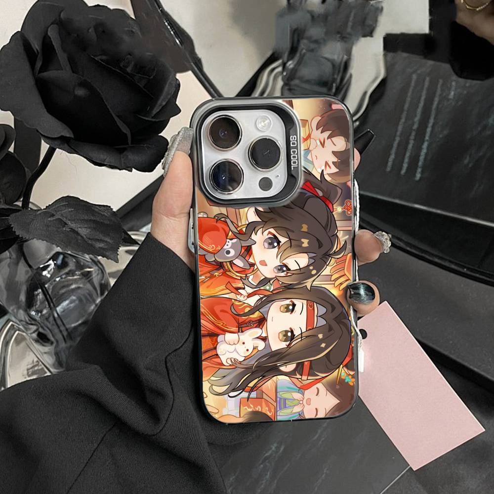Чехол для телефона «Великий Мастер F-Демоническое Культивирование» для iPhone 17,16,15,14,13,12, Pro MAX Черный Матовый Ударопрочный Чехол
