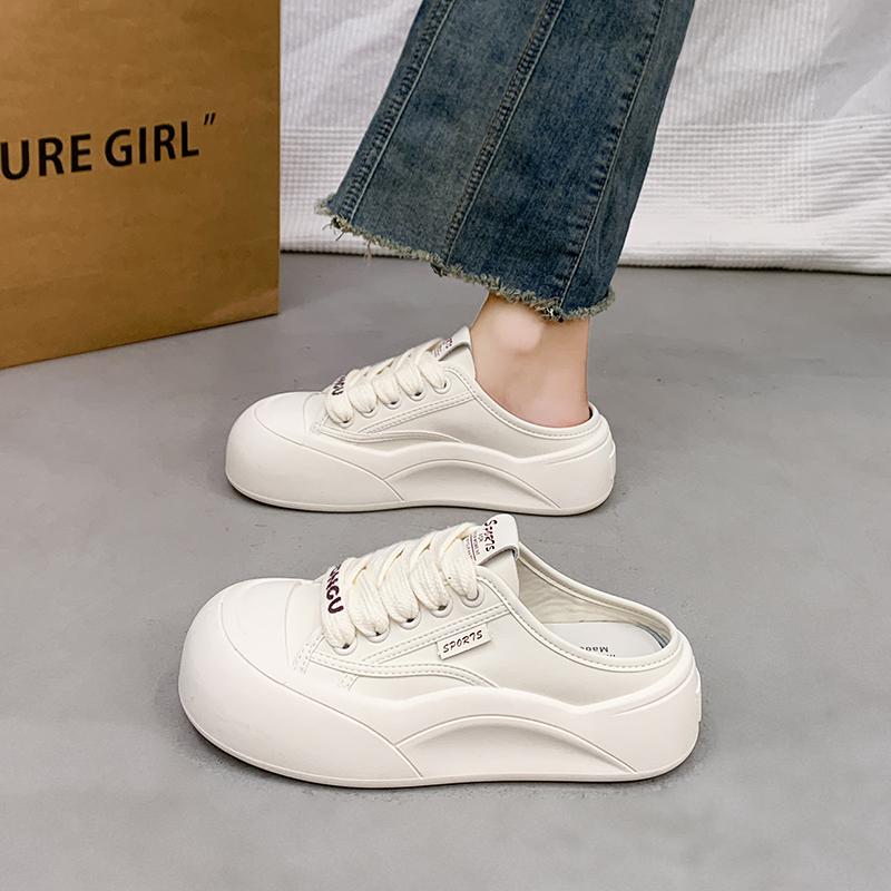 Модные женские кроссовки CRLAYDK Classic Удобные мюли Слипоны Повседневные лоферы на платформе Туфли без задника Обувь для ходьбы Женские шлепанцы