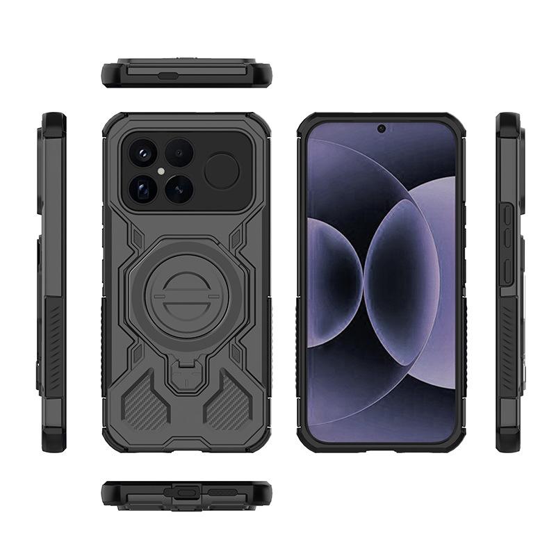 For Xiaomi Poco F8 Ultra Magnetic Ring Case,Military-Grade Drop Protection Case for Xiaomi Poco F8 Ultra