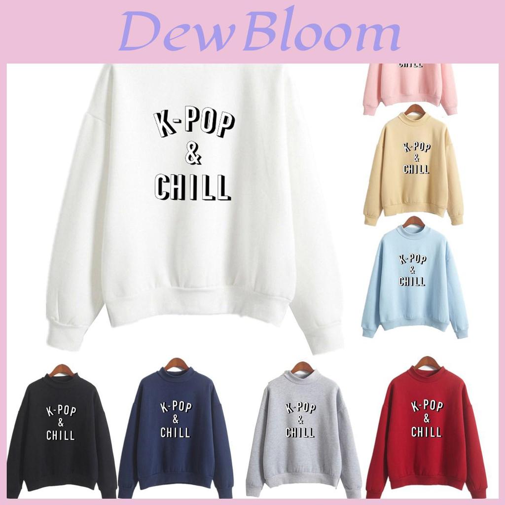 Bts Women Kpopchill Sweatshirt Sweater Tops Jumper Hoody Pullover 8 Colors