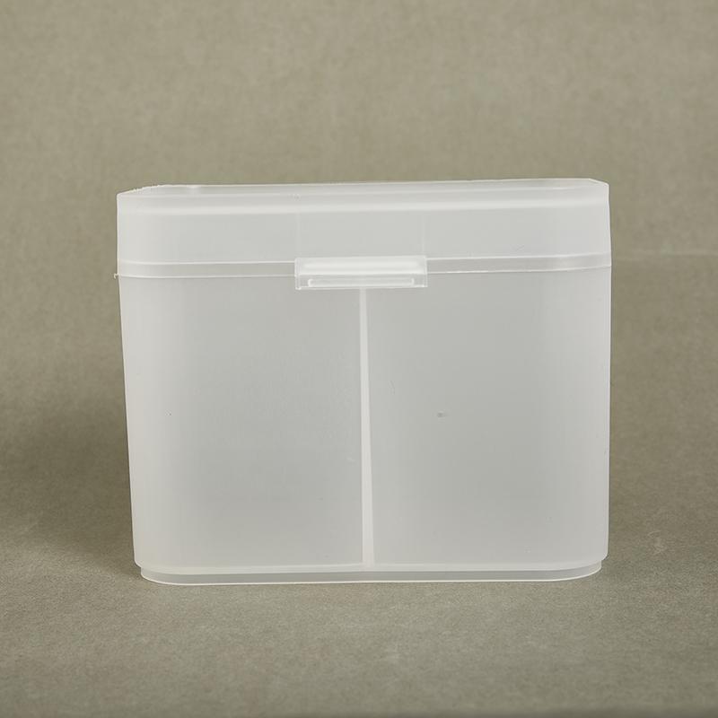 Ватные диски Салфетки для ногтей Кисти для макияжа Органайзер Коробка для хранения с двумя отделениями