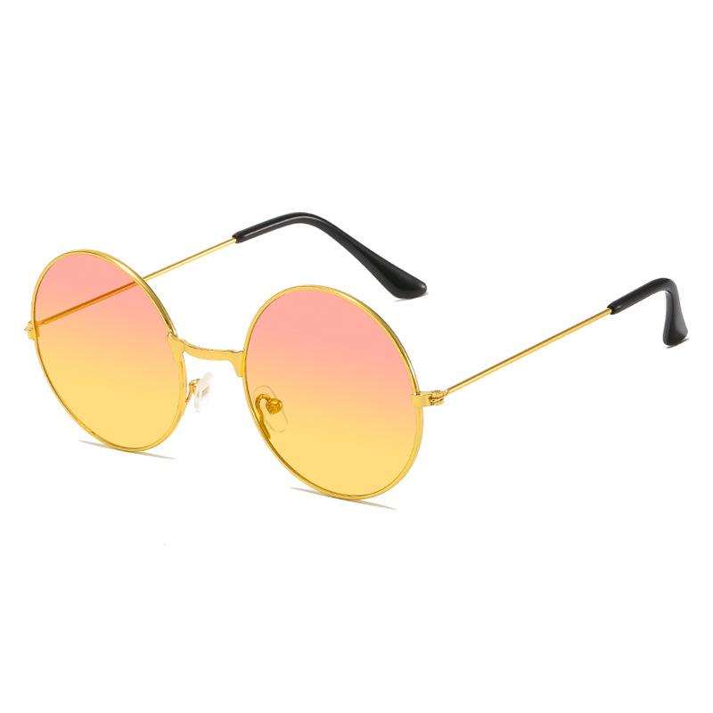 Европейские и американские ретро круглые солнцезащитные очки новые цветные очки в стиле морской пехоты для женихов модные солнцезащитные очки