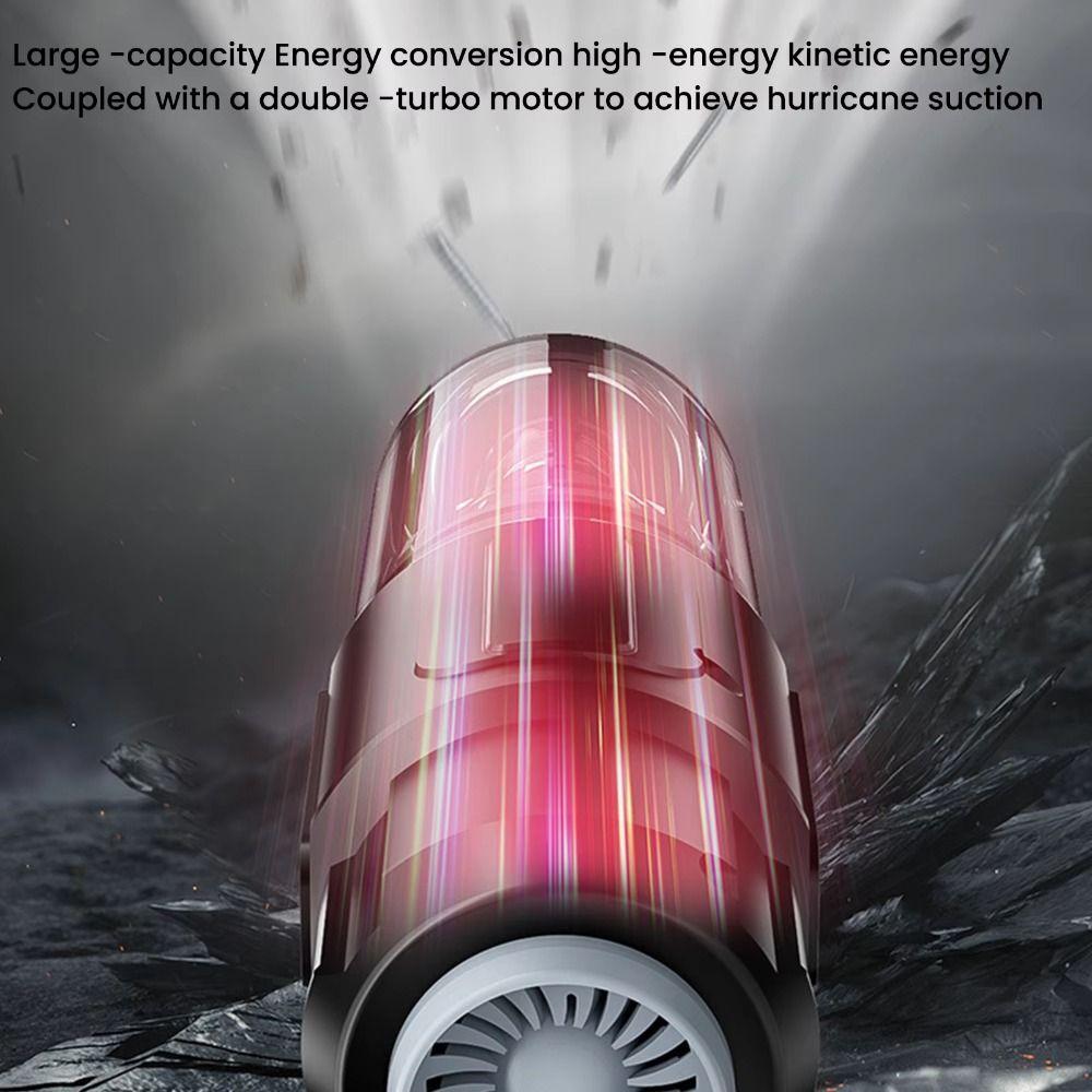 4 in1 Wireless Dust Blower Strong Suction Air Dust Collector Mini Car Vacuum Cleaner Computer