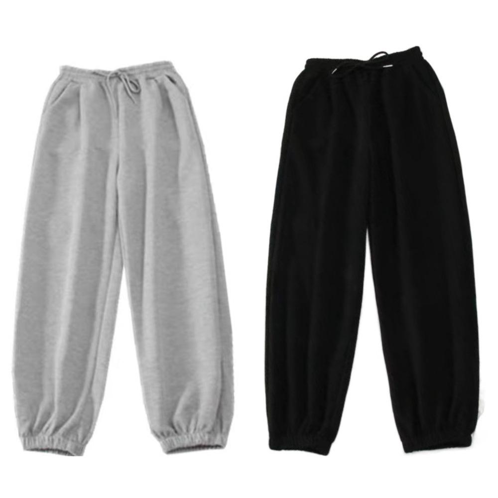 Свободные спортивные брюки женские с высокой талией тренировочные брюки повседневные брюки для йоги унисекс