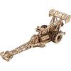 UGEARS Комплект модели автомобиля Dragster - Топовые комплекты моделей драгстеров с топливом 3D-головоломка с мощным пружинным двигателем