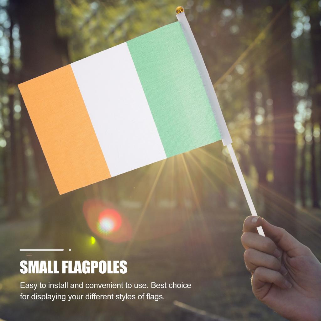 100 шт. флагштока для размахивания рукой, маленькие национальные телескопические палки, держатели для наружных праздничных принадлежностей, баннер