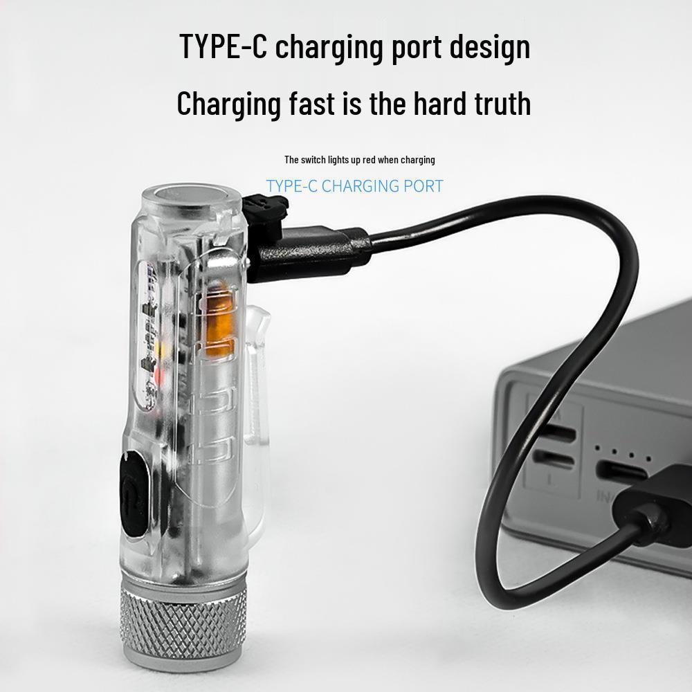 Мини-фонарь для кемпинга S11 с USB-зарядкой - Сильный световой фонарик с магнитом