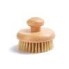 Factory  Beech Wood Sisal Bristle Exfoliating Brush Bamboo Wood Handle Shower Dry Body Bath Brush