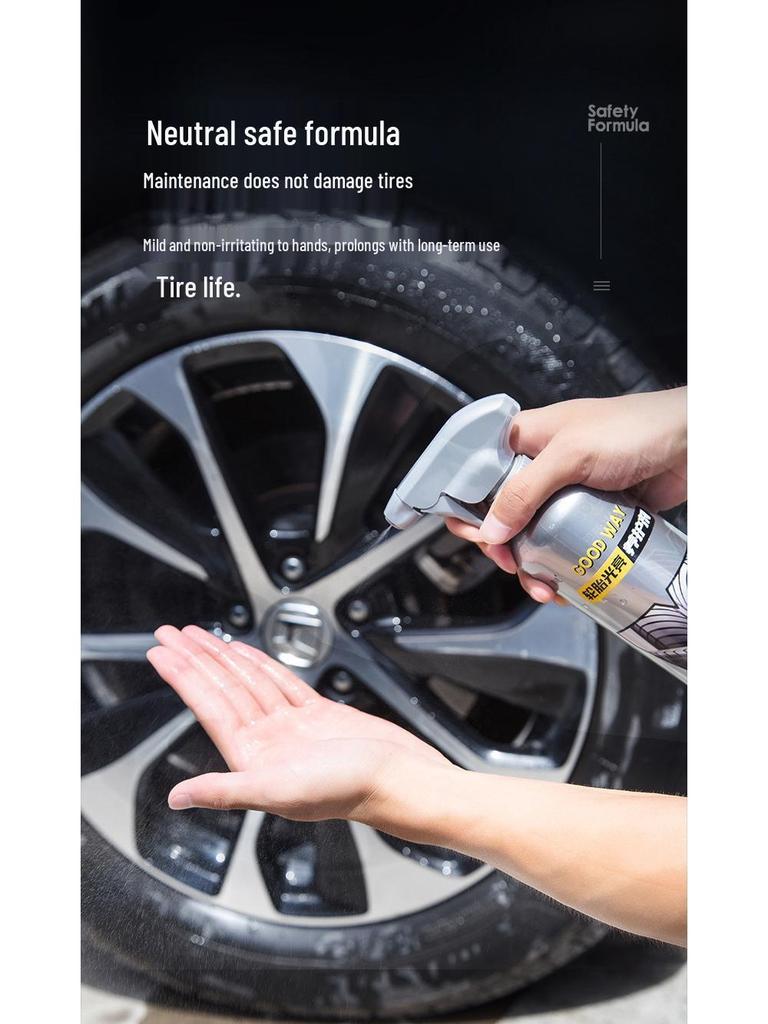 Блеск и кондиционер для шин: Пыленепроницаемый, Защищающий от пепла, Черный глянцевый лак для обновления 3D-шин