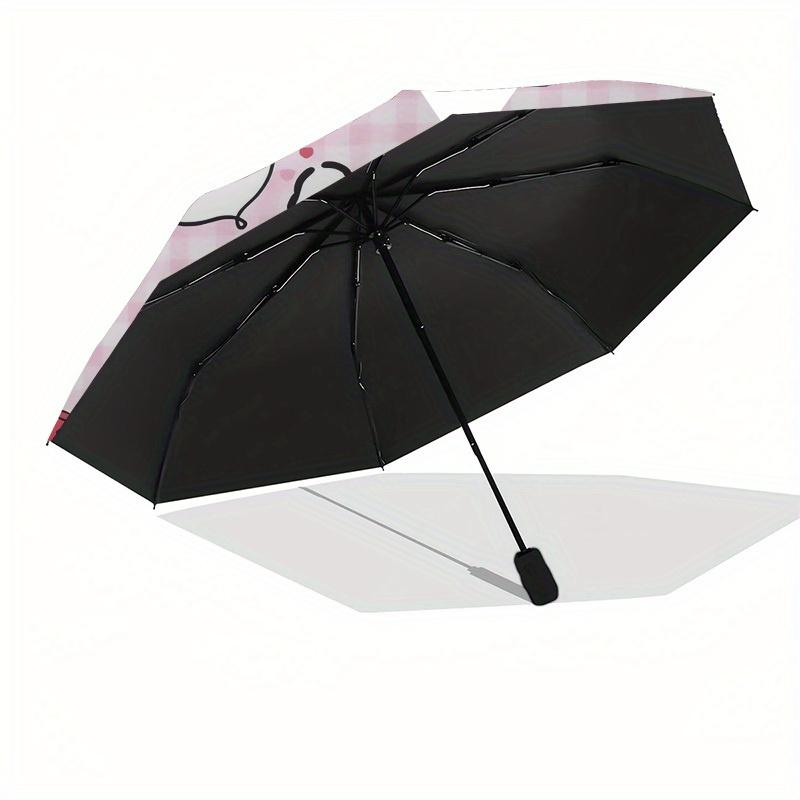 1pc Hello Kitty with Teddy Bear Umbrella with Plastic Handle,Suitable for All Seasons Home Travel Outdoor UmbrellaSanlio430