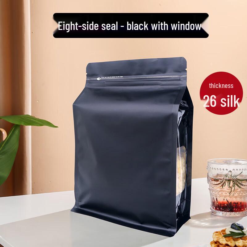 Miaojiayi Colorful Eight-Side Sealed Aluminum Foil Self-Sealing Stand-Up Bag