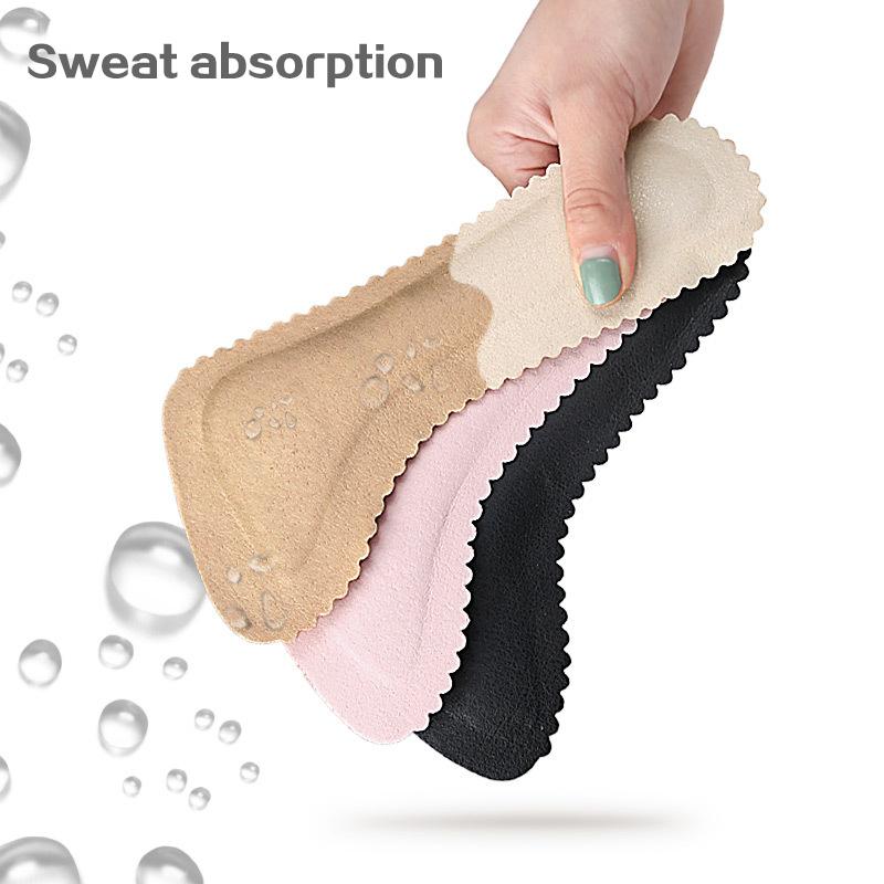 1 пара противоскользящих впитывающих пот сандалий, стелька для женщин, дезодорант, туфли на высоком каблуке