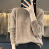 Women's Cashmere Sweater 30% Cashmere 70% Wool Autumn and Winter Pullover Warm and Fashionable
