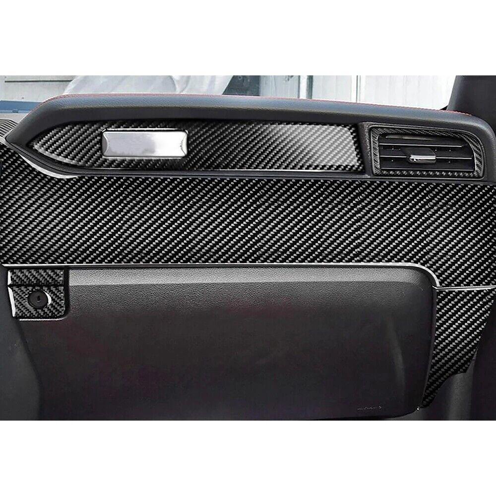 30 шт. Полный комплект отделки салона из углеродного волокна для Ford Mustang 2015+