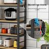 Movable Multi-Layer Kitchen Storage Rack