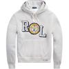 Polo Tiger Head Embroidered Loose Hoodie Men Hoodies Pepper-Gray MNPOKNI16820754-Grey