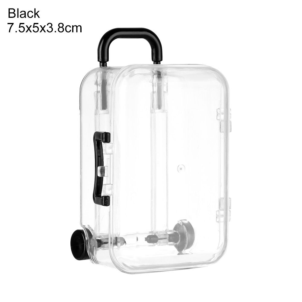 New Plastic Doll Handbag Case Mini Suitcase Lovely Small Clutch Jewellery Box Dolls Miniature Toys