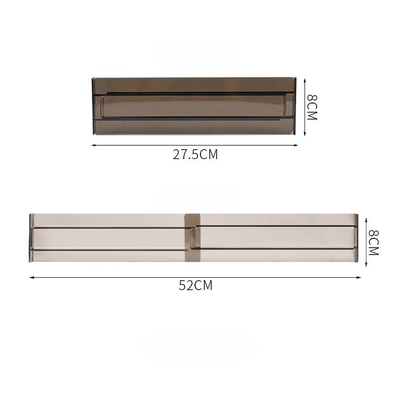 1 шт. Разделительная доска для ящиков, сортировочная сетка, свободно выдвижная пластиковая перегородка, классификация нижнего белья и носков