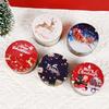 1/4/6Pcs Christmas Gift Box Metal Tin Candy Cookie Packaging Box Containers Kids New Year Gift Decor Xmas Party Supplies Navidad