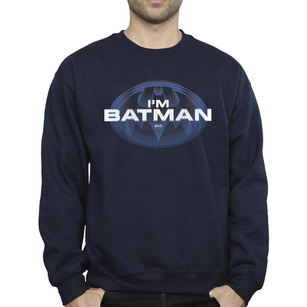 DC Comics Mens The Flash I´m Batman Sweatshirt