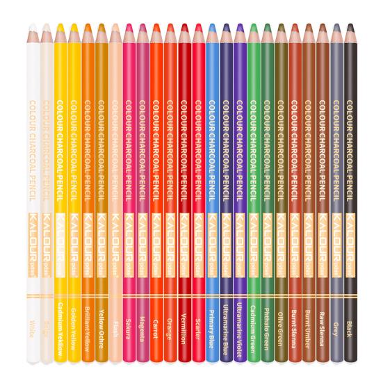 24 шт. цветные карандаши, профессиональные художественные карандаши для рисования, набор цветных карандашей для начинающих художников, школа