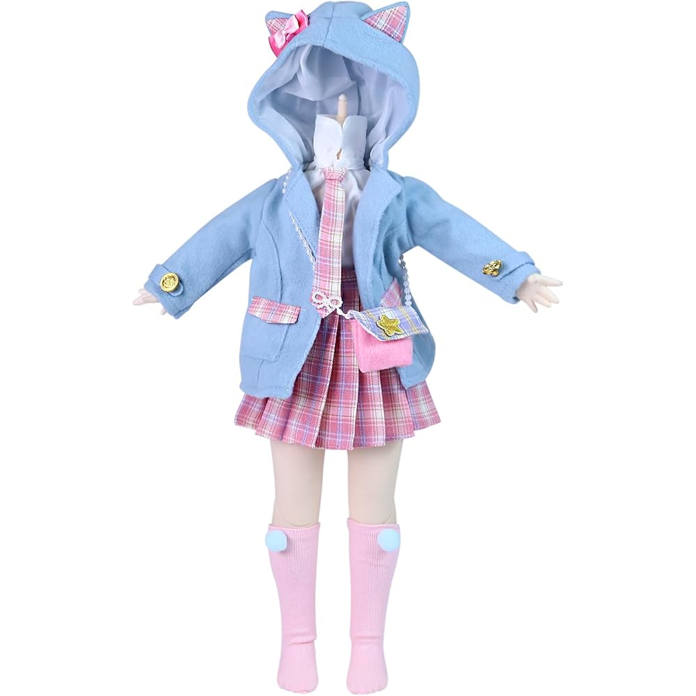 Кукольная одежда 'Ледяная Фортуна' Масштаб 1/4 Наряд BJD для шарнирных кукол Модная одежда