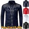 Men's Foliage Feather Printed Long Sleeve Shirts Casual Cardigan New Button Holiday Fashion Shirts