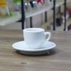 Nuova Point Classic Esp Набор чашек для эспрессо и блюдца Профессиональный конкурентоспособный уровень Утолщенный костяной фарфор Кофейные кружки и набор тарелок