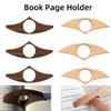 Wooden Bookmarks Page Turning Fixed Book Page Holder Gift Thumb Book Support  DIY Reading Aid