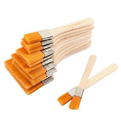 Высококачественная кисть для рисования из нейлона разных размеров для художника, для масляных, акварельных, порошковых, акриловых красок, школьные художественные принадлежности