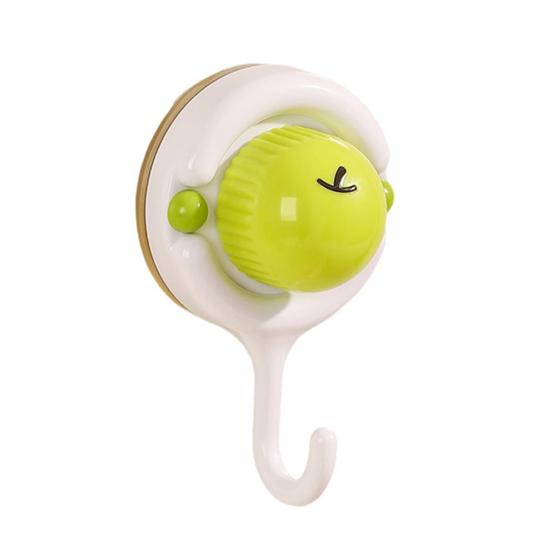 Крючок Присоска с Сильной Несущей Способностью Настенный Крючок Вращающаяся Адсорбция Без Сверления Бесследная Установка Кухонный Крючок для Хранения