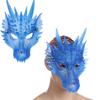Halloween Mask Carnival Dance Party Cosplay Props 3D Transparent Silicone Dragon Mask Festival Gift for Adult Children