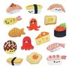 Cartoon Sushi Salmon Egg Embroidered Patch for Clothes & Bags