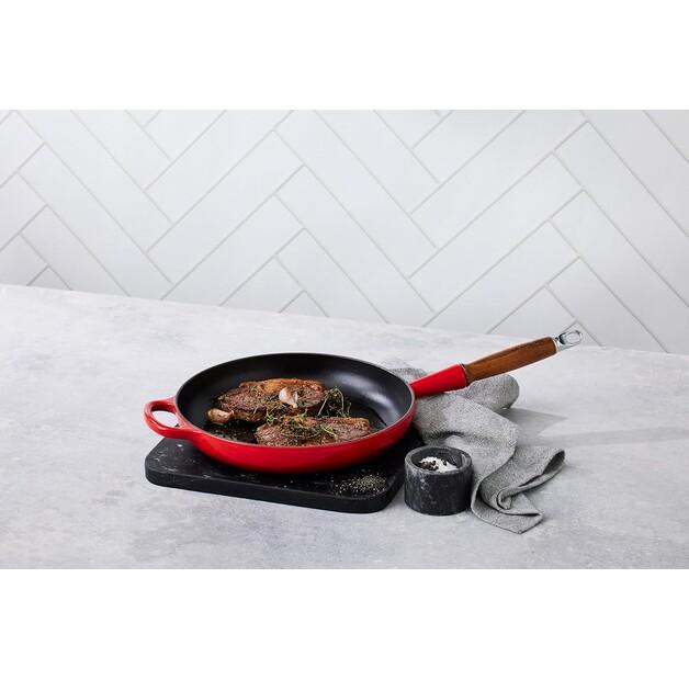 Сковорода Le Creuset Signature из чугуна 24 см, вишнево-красная (20258240600422)