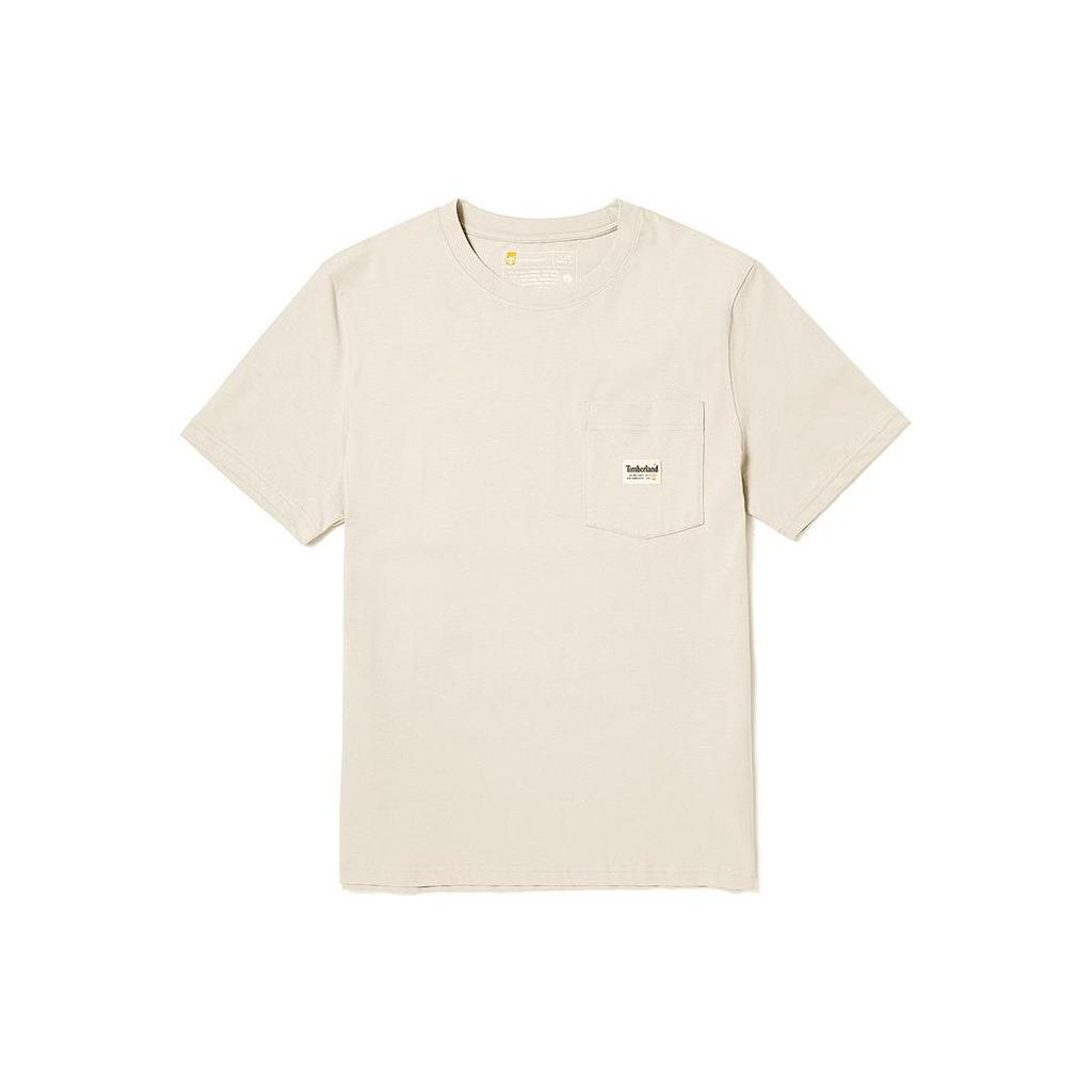 Timberland Solid Color Outdoor Comfortable Casual Round Neck Short Sleeve T-Shirt Men Tops A6QXH-CR3