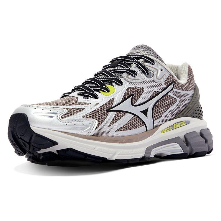 Mizuno Halo Mix Удобные Повседневные Нескользящие Прочные Кроссовки с Низким Верхом Унисекс Кроссовки Метеоритный Серый D1GH240803